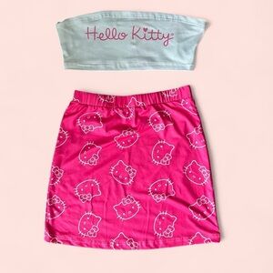 Hello Kitty top & skirt set